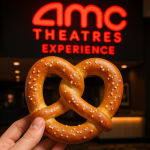 VIP Movie Night: Theatre rental + Bavarian Legend Pretzel for 10 Guests